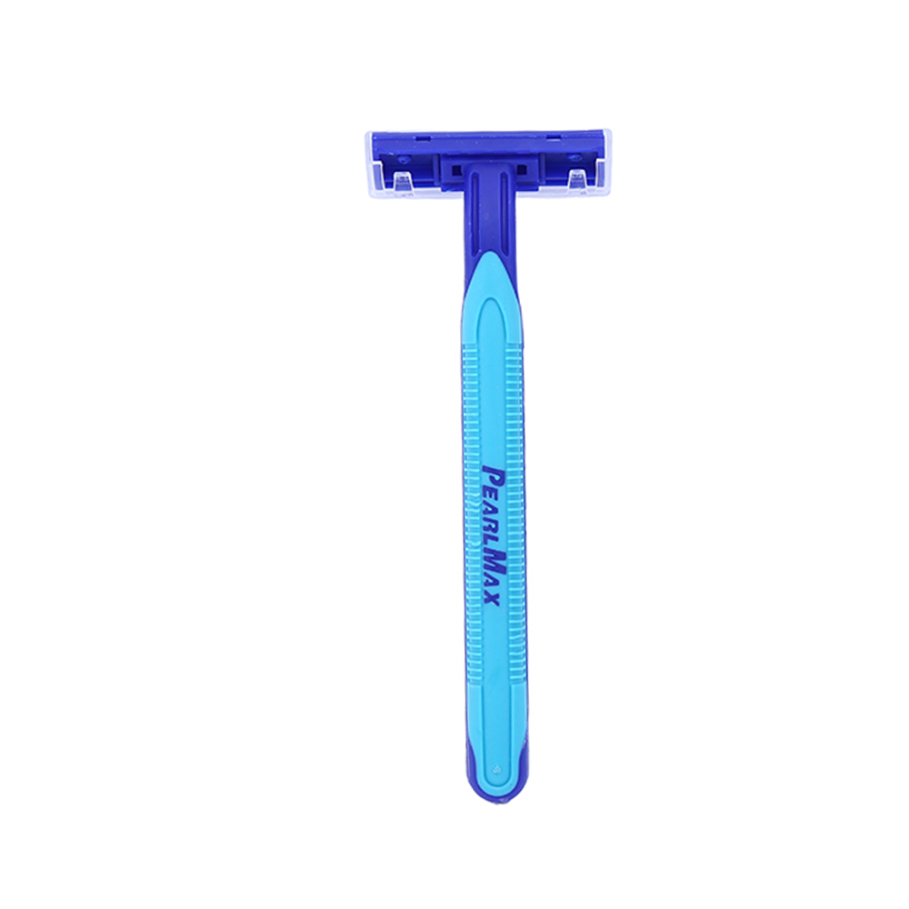 Factory Wholesale Rubber Handle Twin Blade 5pcs/card Disposable Razor 