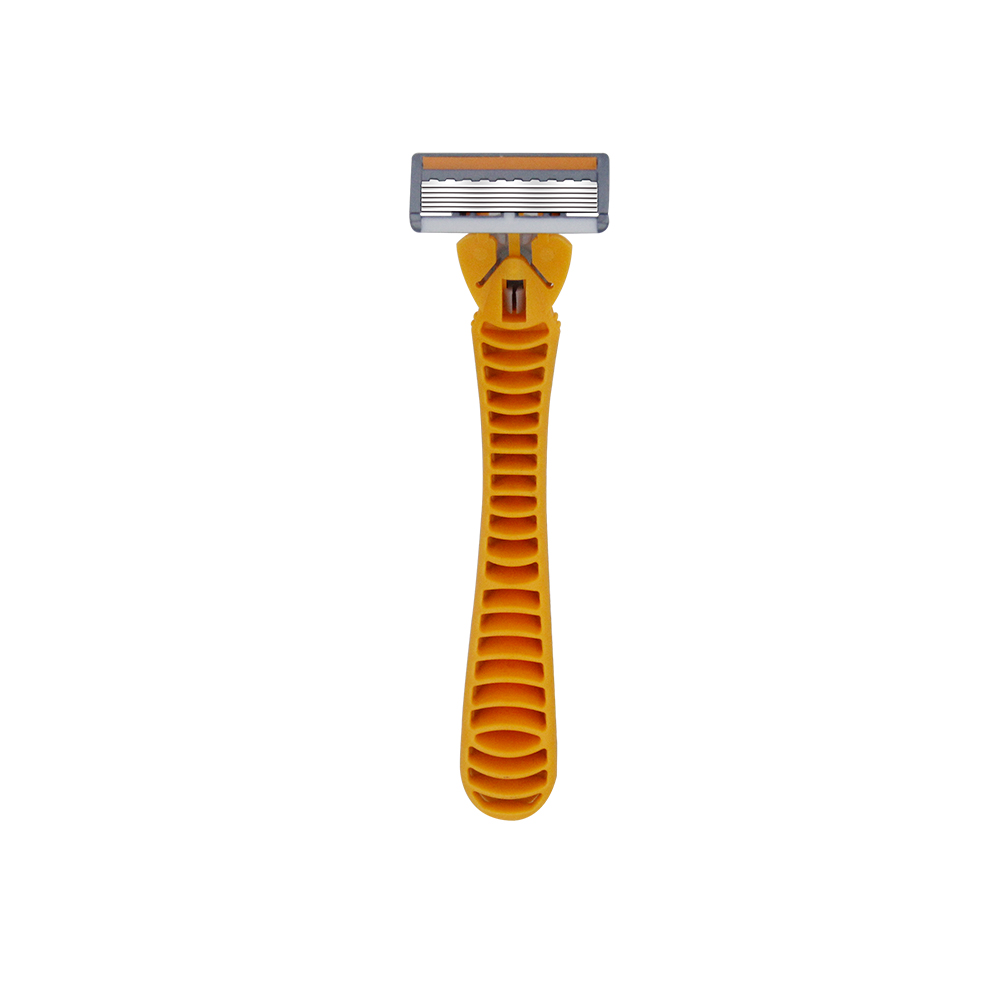 Men Manual Shaver Stainless Steel Blade Shaving Razor Six Blade For Men 