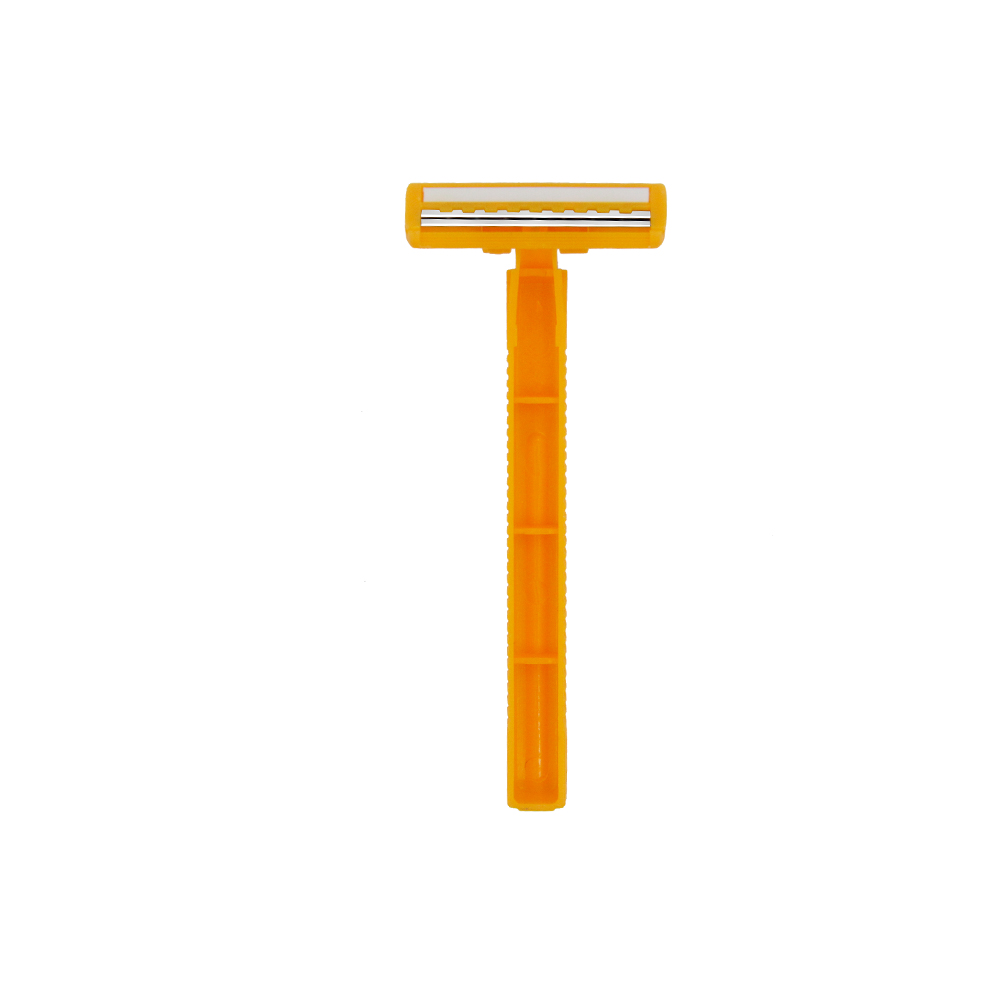 Hot sale disposable razor, custom twin blade plastic handle shaving razor, sweden stainless steel blade razor 