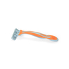 Triple Blades Men Disposable shaving Razor 8pcs/set orange Safety Razor 