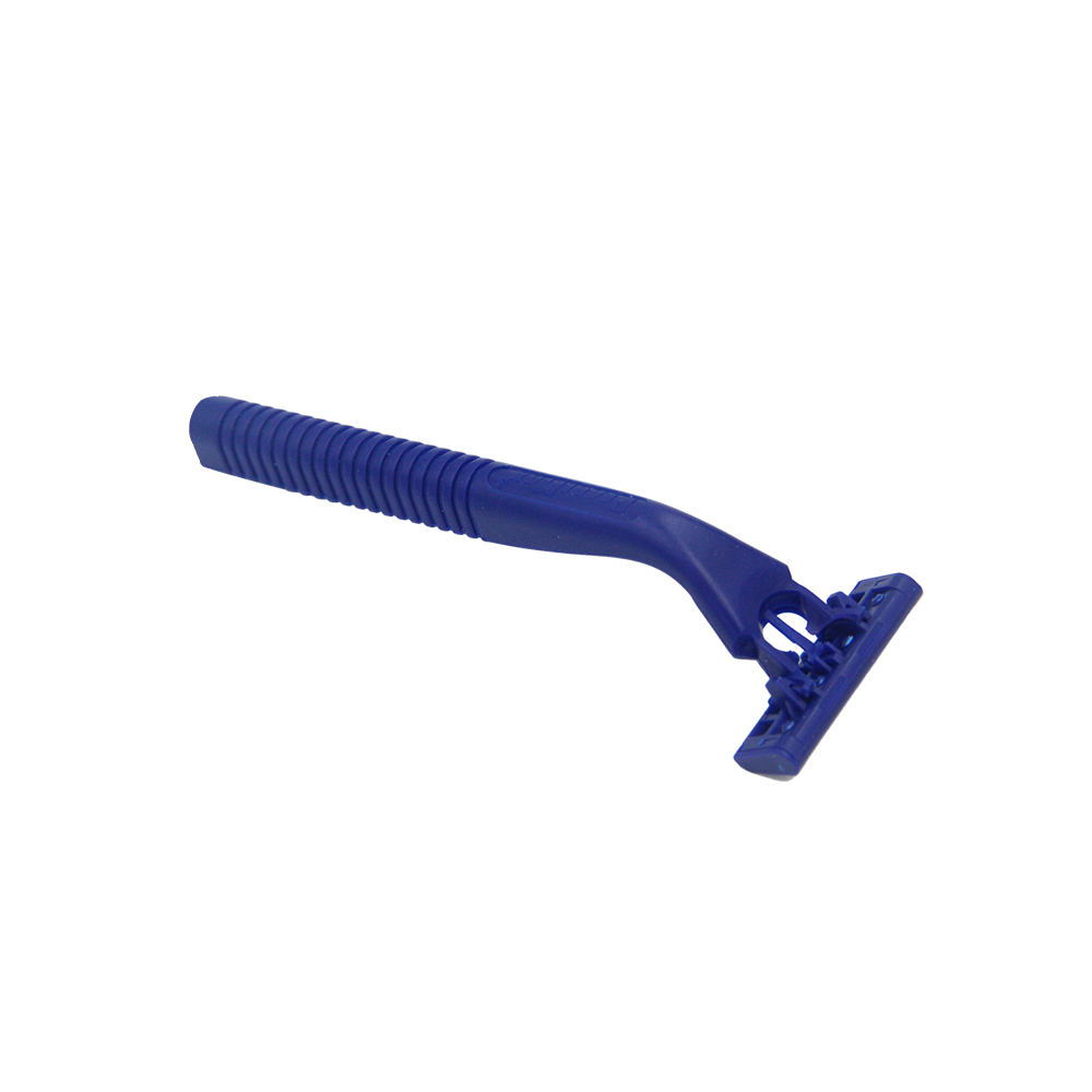 Three Blades Plastic Disposable Razor with Display Card Packaging