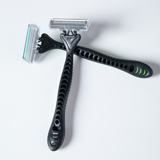 PearlMax Long Rubber Handle Hair Shaving Razor High Quality Disposable Razor With Trimmer